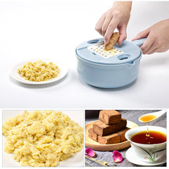 Multifunctional Manual Vegetable Fruit Potato Cutter Chopper Slicer Set - Stainless Steel Kitchen Tools