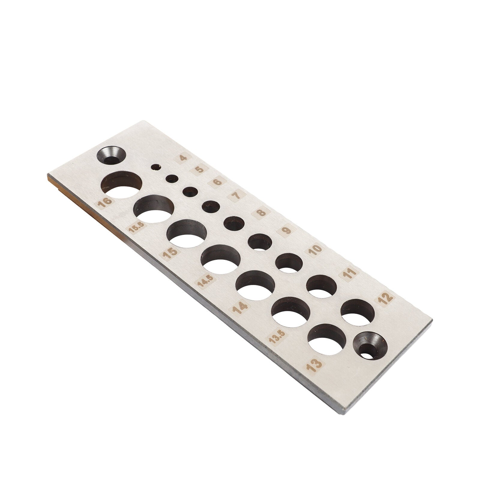 Steel Dowel Plate Maker 17 Holes Wood Dowel Rod Maker Metric Imperial Dowel Plate