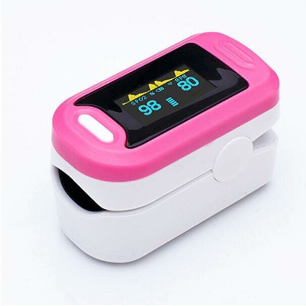 Portable Finger-Clamp Pulse Oximeter Monitor - SpO2 Blood Oxygen Saturation Measurement Device