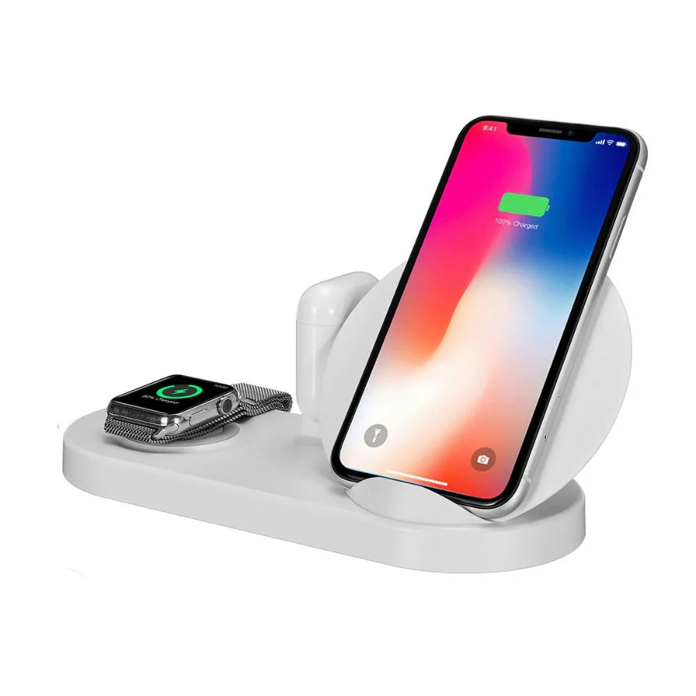 5-in-1 Qi Wireless Charger for iPhone 13, Apple Watch 7, and AirPods Pro