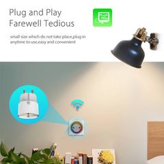 16A Mini Smart Plug WiFi Socket FR Type, Power Monitor, Wireless Control, Alexa & Google Home Compatible