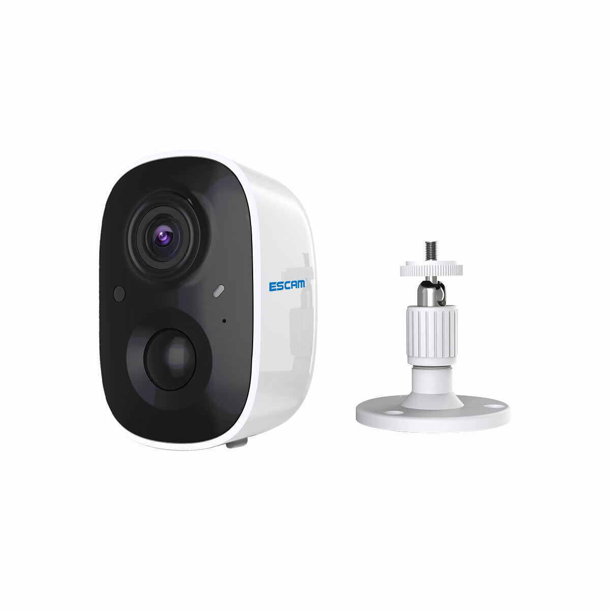 1080P Full HD WiFi Camera with AI Recognition, PIR Alarm, Cloud Storage, and 5200mAh Rechargeable Battery