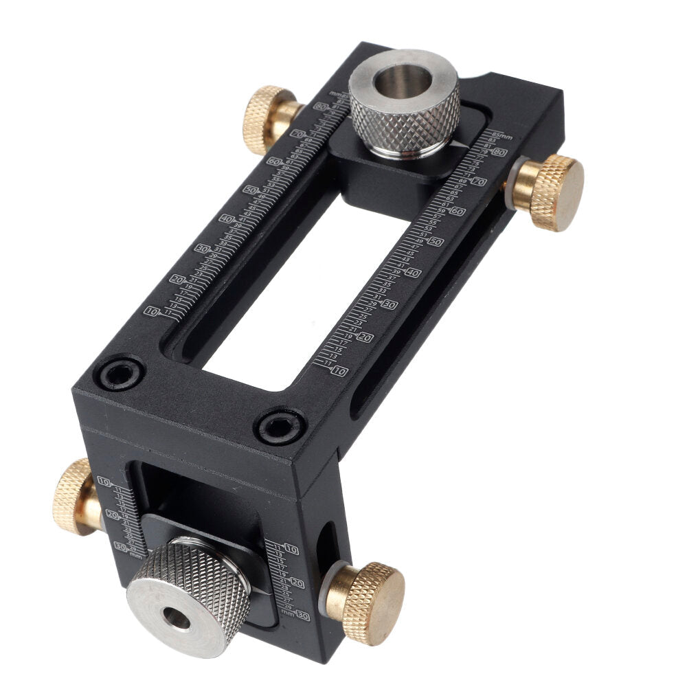 Cabinet Hardware Drill Jig - 6/8/10/12mm Hole Punch Locator for Furniture and Baby Cribs