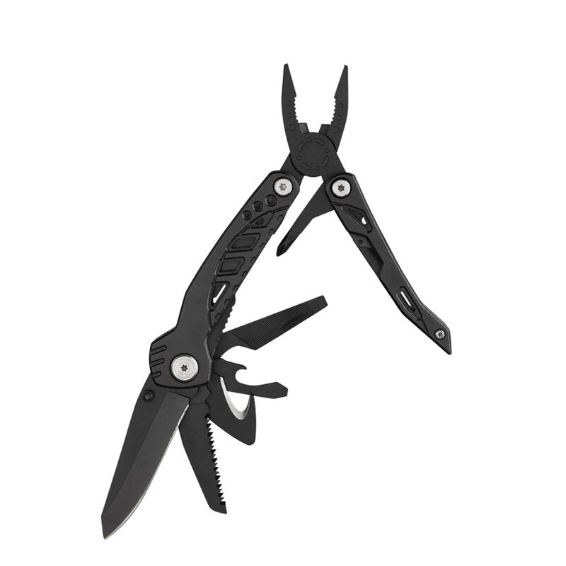 13-in-1 Multi-Function Folding Tool: Kitchen Bottle Opener, Pocket Multitool with Pliers, Saw Blade, Knife, Screwdriver