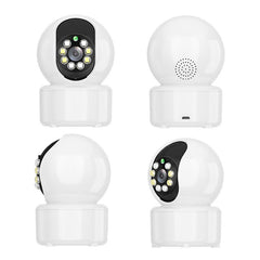 1080P Indoor PTZ WiFi IP Camera, 8 LED, Two-Way Audio, Cloud Storage, Waterproof, Night Vision, Dual Light CCTV