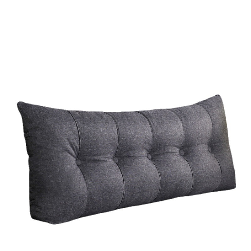 Large Suede Back Cushion - Multifunctional Pillow for Bed, Sofa, or Seat Decor