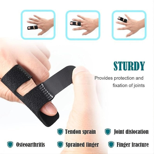 Adjustable Trigger Finger Splint Brace for Broken Finger Protection - Fits Index, Middle & Ring Finger