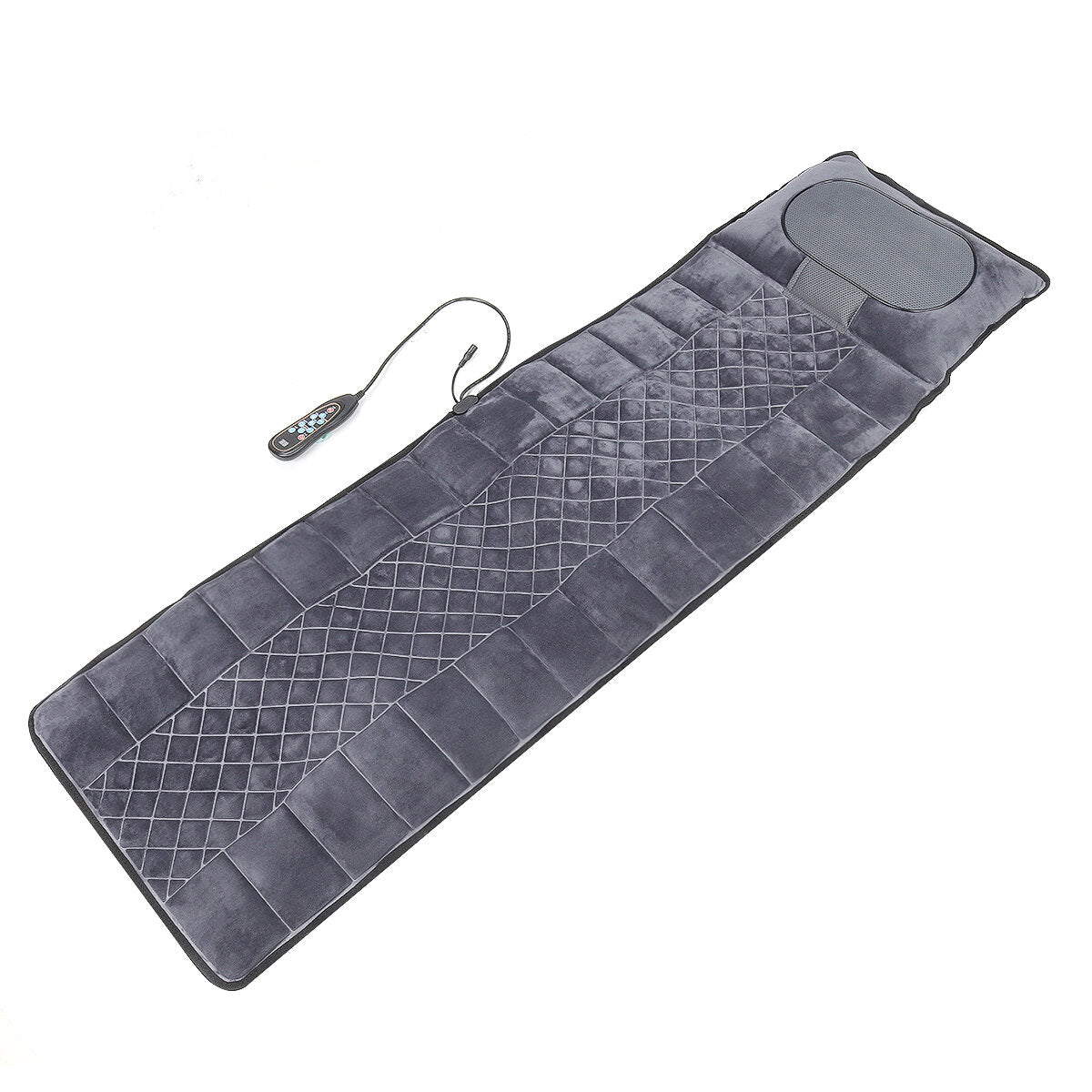 Multifunctional Electric Massage Mat with Airbag Traction, Hot Compress, Full Body, Foldable, Wave-like Vibration