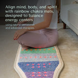 Premium Heated Chair Pad 57x18" | PEMF FIR Infrared Mat with 7 Natural Healing Stones for Pain Relief & Wellness