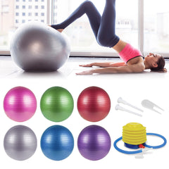 65/75CM Yoga Ball for Pilates, Fitness, Balance, Gymnastics, Exercise, Midwifery - PVC Material