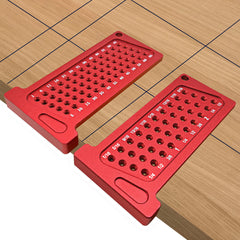 Precision T-Ruler for Woodworking - Metric/Inch Aluminum Scribe Tool
