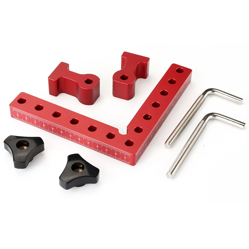 2-Pack L-Shaped Woodworking Clamping Squares - Carpenter Splicing Tools