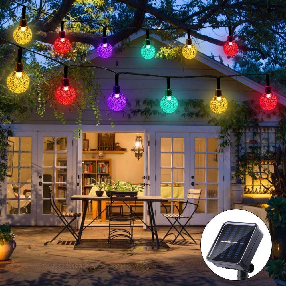 164FT 500LED Solar String Lights, 8 Modes, Waterproof Hanging Fairy Bulbs for Garden, Patio, Yard, Home Decor