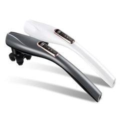 220V Cordless Electric Handheld Vibrating Massager, 2000mAh, 6 Heads for Shoulder, Neck, Waist, Back Massage