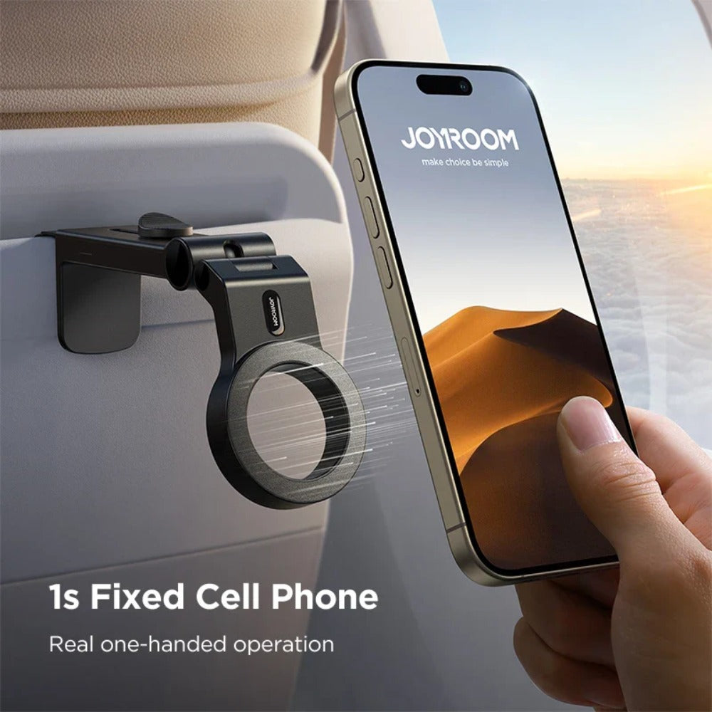 Magnetic Airplane Phone Holder - Flexible, Hands-Free Mount for iPhone 12-15 MagSafe