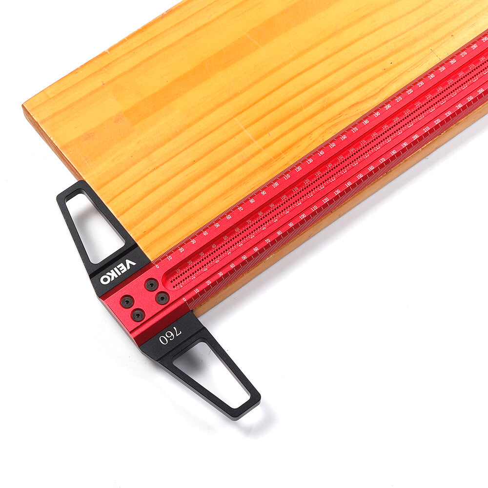 Precision Woodworking T-Ruler - Aluminum Alloy Scriber Marking Gauge