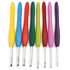 16 Sizes Aluminum Crochet Hooks Kit for Sweaters, Scarves, Hats - DIY Craft Knitting Needles