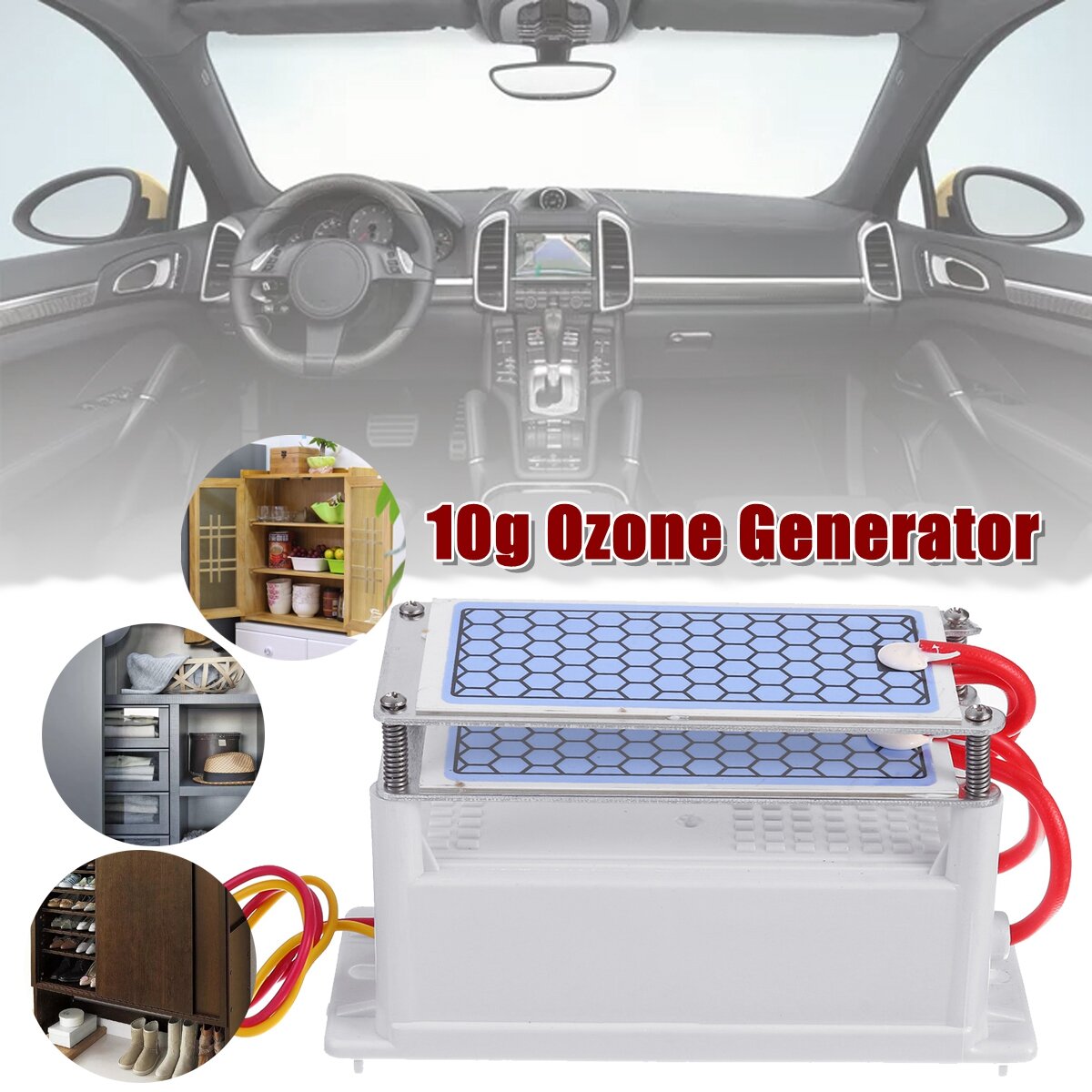 10g Ozone Generator Disinfection Machine - Home & Commercial Air Purifier, Deodorizer, Sterilizer