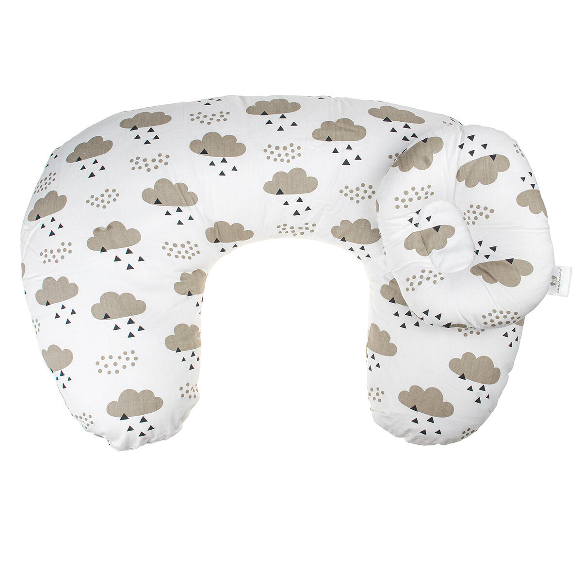 Newborn Baby Cot Pillow - Anti Flat Head, Neck Support, Anti Roll Cushion for Infants