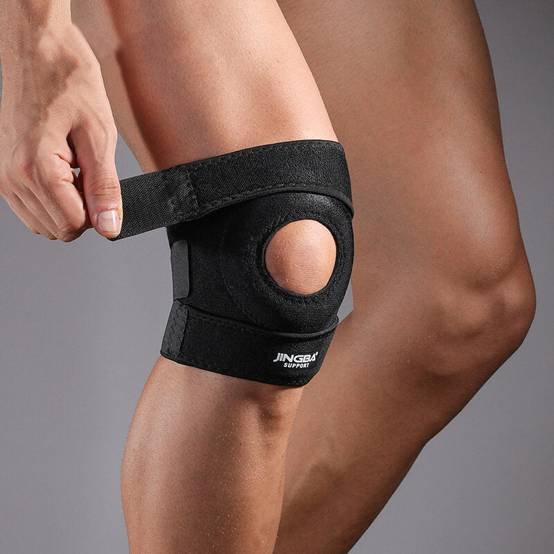 Elastic Knee Pads - Nylon Anti-Fall Knee Support Brace for Outdoor Sports, Basketball, Fitness