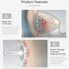 Breast & Butt Enlargement Vacuum Therapy Massager, Cellulite Reduction, Skin Tightening Machine