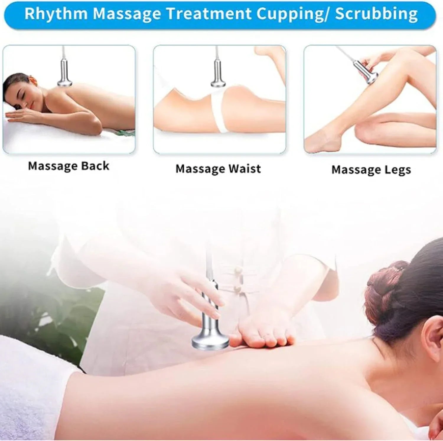 Breast & Butt Enlargement Vacuum Therapy Massager, Cellulite Reduction, Skin Tightening Machine