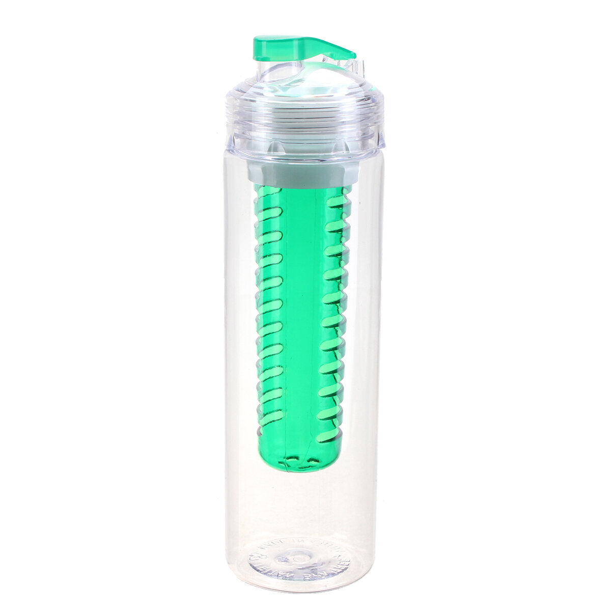 800ML Portable Clear Sport Fruit Infuser Water Bottle with Lemon Juice Filter