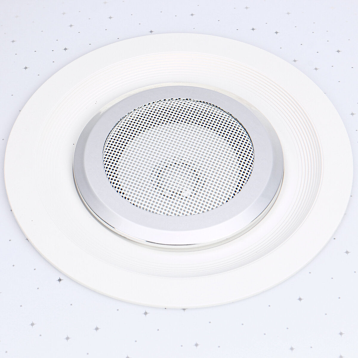 120W LED Ceiling Lamp with Bluetooth Speaker, Dimmable RGB Light, and Remote Control