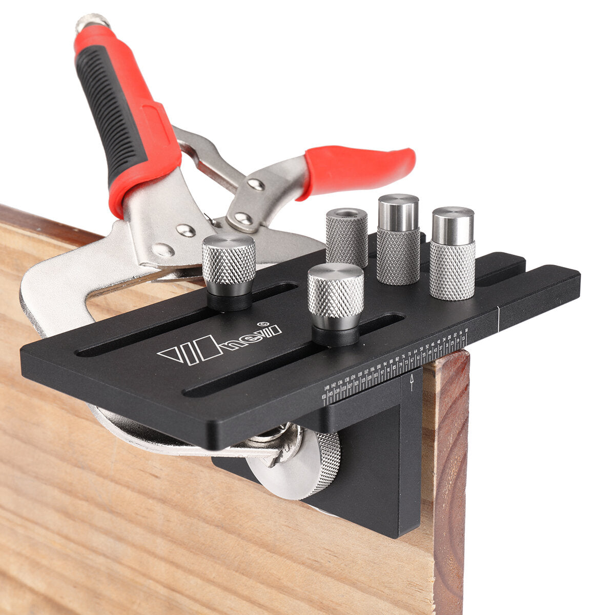 Aluminum Doweling Jig Kit - Precision Drill Guide for DIY Woodworking Projects