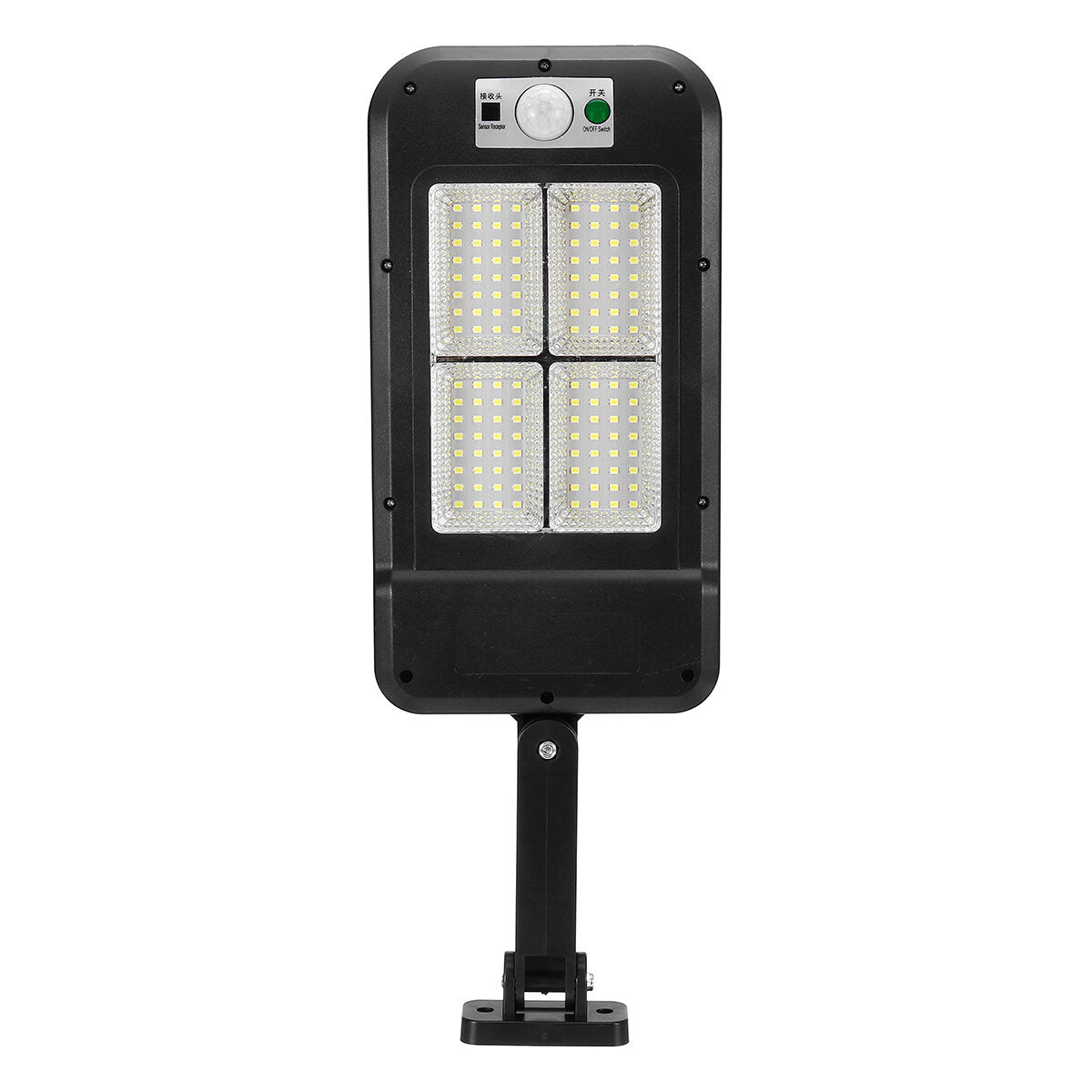 128 LED Solar-Powered Street Light with Remote Control and Motion Sensor for Rural Areas