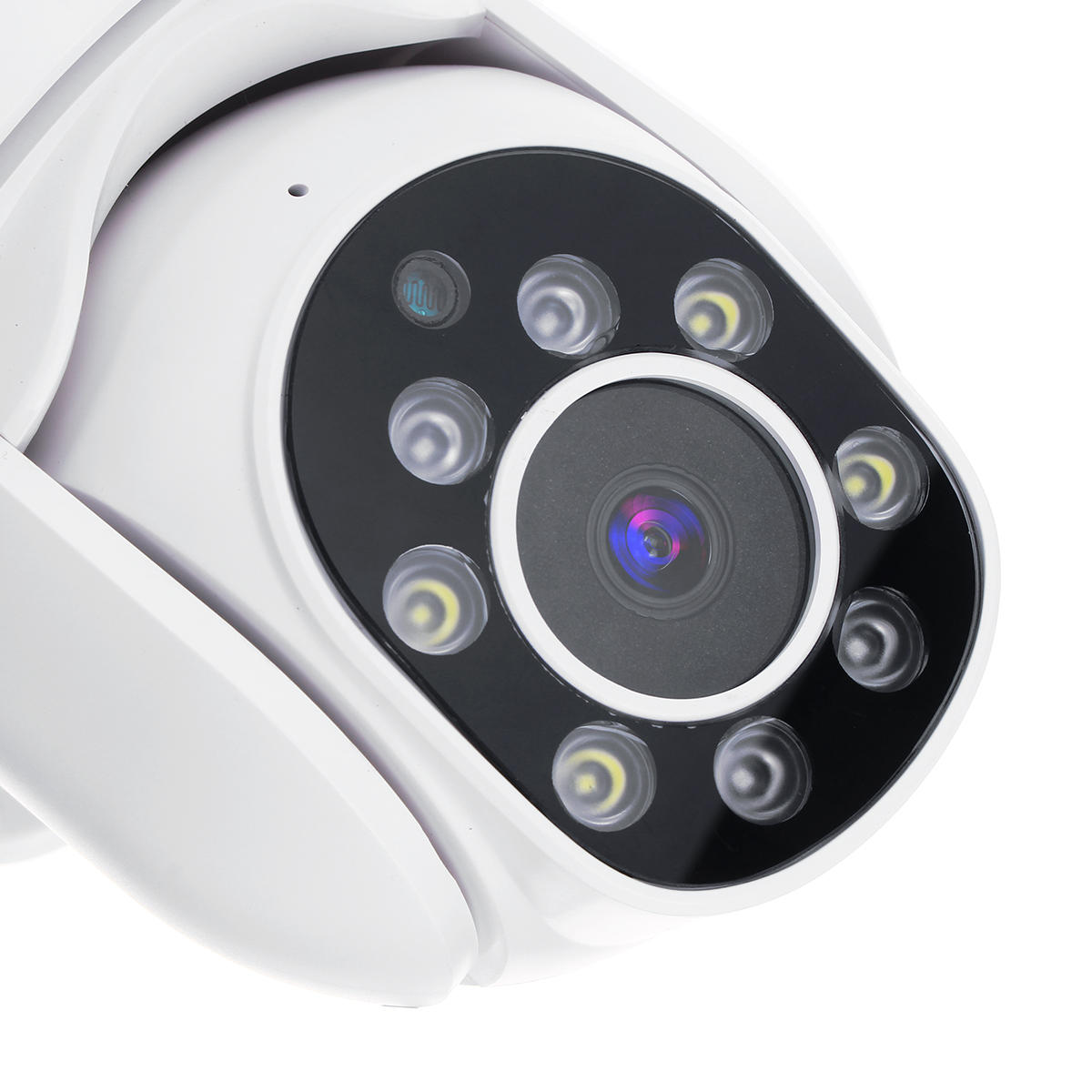 8LED WiFi IP Camera 1080P IP66 Waterproof Night Vision Pan Tilt Security Cam with Two-Way Audio