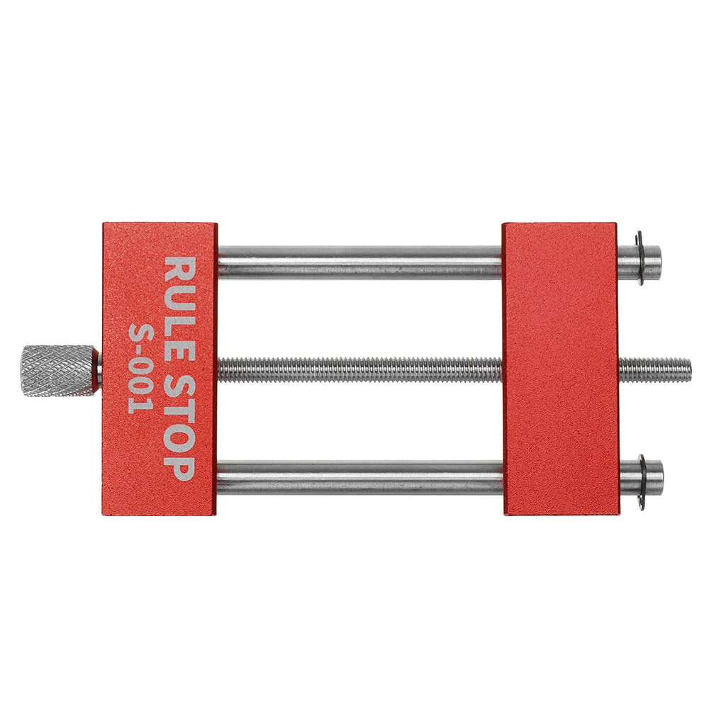 Aluminum Alloy Woodworking Scriber Ruler with Marking Gauge and Rule Stop