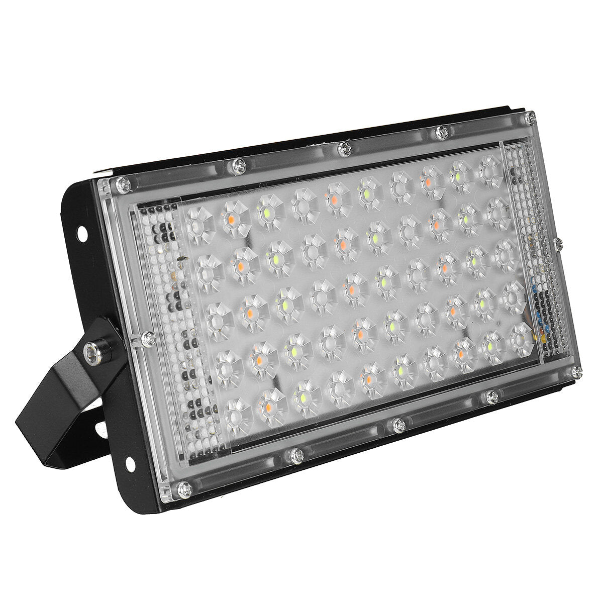 50W RGB LED Floodlight, IP65 Waterproof, AC220-240V, Outdoor Spotlight with Remote Control