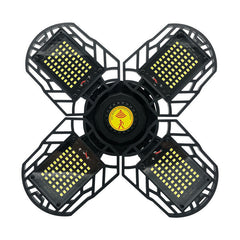 Ultra-Bright 40/60/80W Deformable LED Garage Ceiling Light, E26/E27, Motion Activated