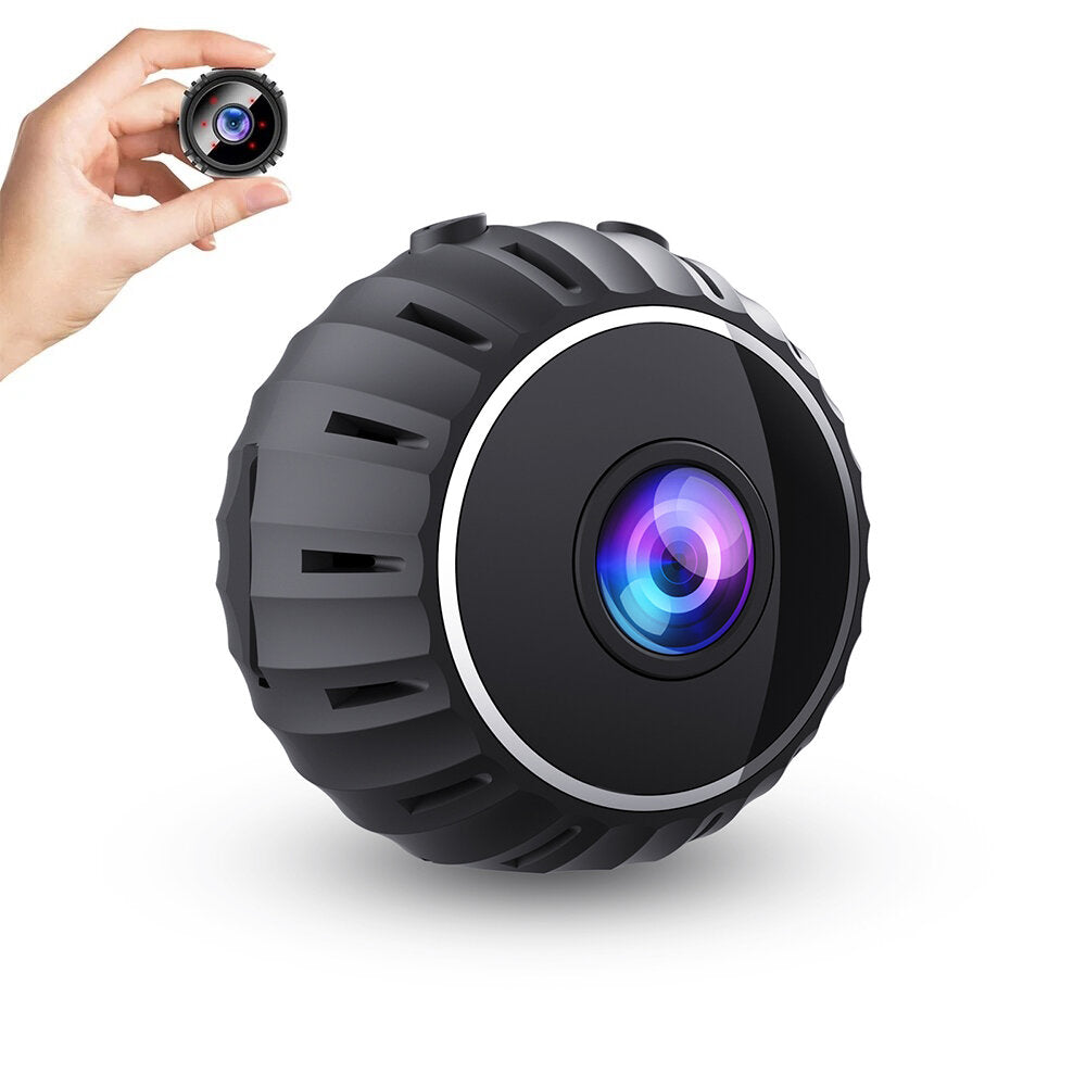 1080P WiFi Hidden Nanny Camera: Wireless IP Cam with 120 Degree View, Night Vision, Motion Detection, and APP Alerts