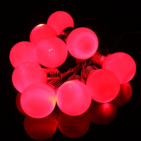 10 LED Battery-Powered Mini Festoon Fairy String Lights for Christmas, Weddings, and Gardens