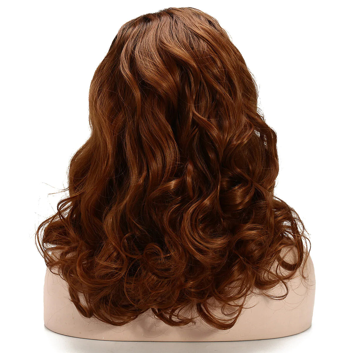 22" Gold Ombre Bob Lace Front Wig - Two Tone Wave, Pre-Plucked with Baby Hair