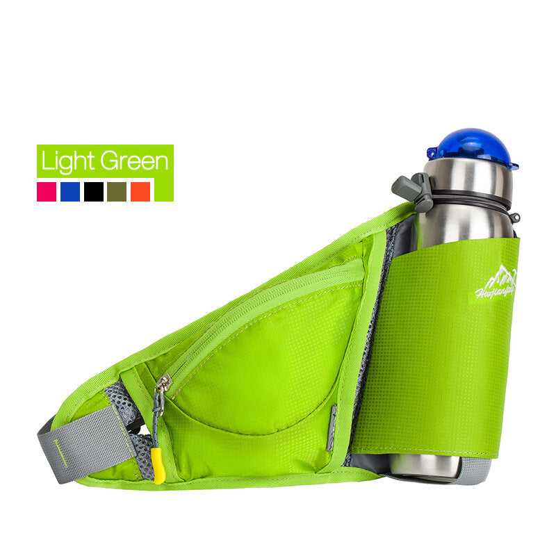 Portable Multifunction Bottle Carrier Waist Bag - Outdoor Sports Pack with Phone and Wallet Storage