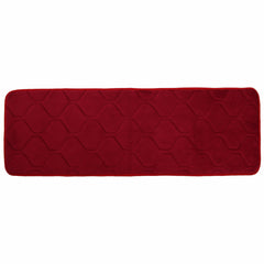 120x40cm Absorbent Anti-Skid Memory Foam Bath Mat - Coral Velvet, Chronic Rebound Floor Rug