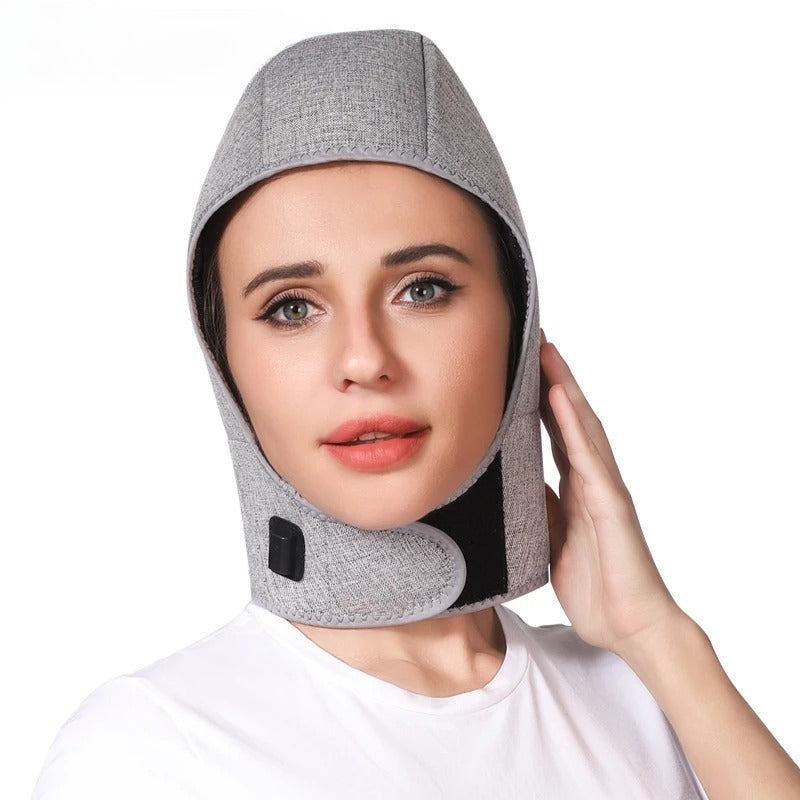Red Light Therapy Heating Hat for Head & Neck, 65°C Infrared Heated Wrap for Migraine, Stress & Cervical Pain Relief