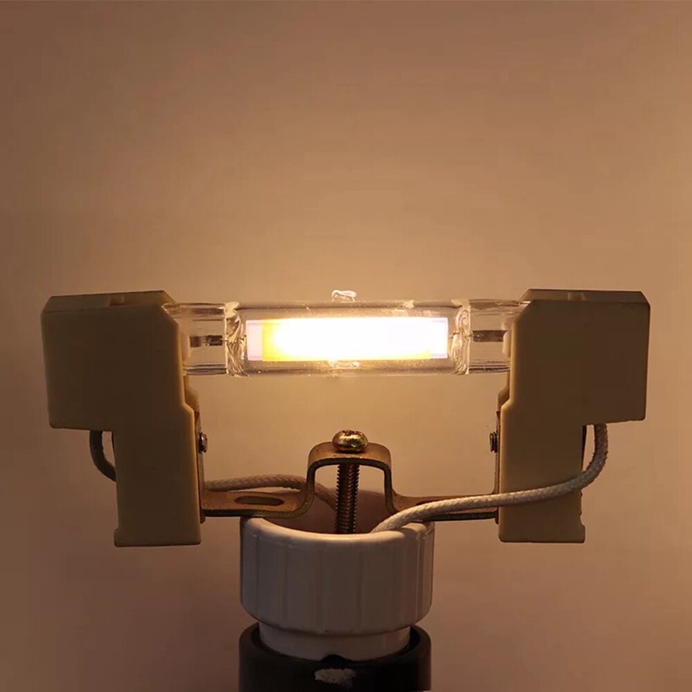 Dimmable 78MM 5W R7S LED COB Light Bulb, AC220-240V Glass Tube for Floodlight Halogen Replacement