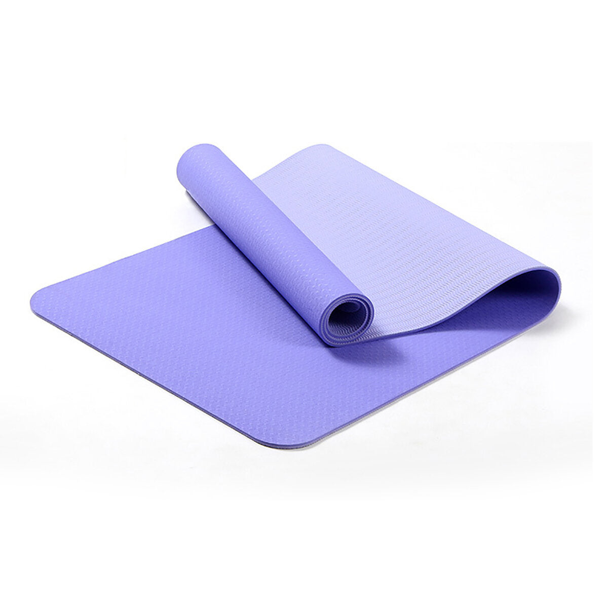 6 mm dicke, rutschfeste professionelle Yogamatte mit Tragetasche für Pilates und Fitnesstraining zu Hause