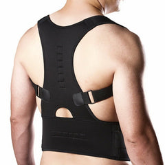 Adjustable Magnetic Posture Corrector Back Belt - Lumbar Support & Anti-Hunchback for Men & Women