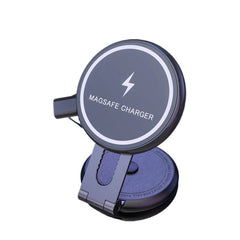 Tesla Car Mount Charger - 15W Magnetic Wireless Fast Charger for iPhone 14/13/12