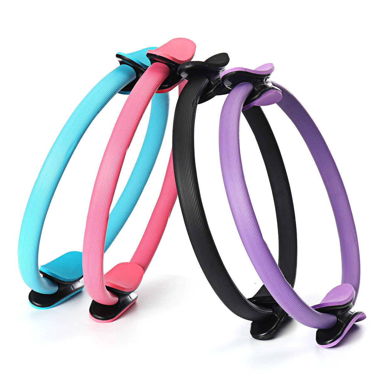 5-Piece Resistance Bands & Pilates Ring Set - Elastic Bands for Fitness, Yoga, and Exercise