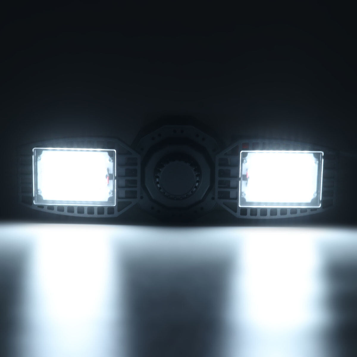 Faltbare LED-Garagenleuchte E26/E27 64/96LED für Werkstatt, Supermarkt, Fitnessstudiolampe