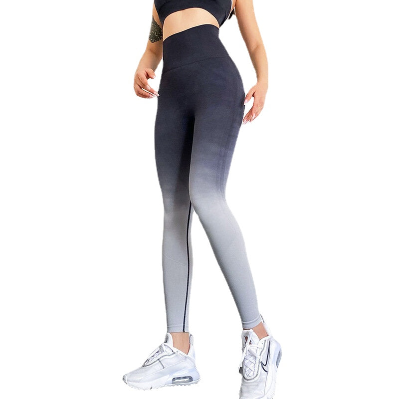 Schnelltrocknende Yogahose mit hoher Taille für Damen – Hüftlift-Leggings für Fitness, Laufen und Sporttraining