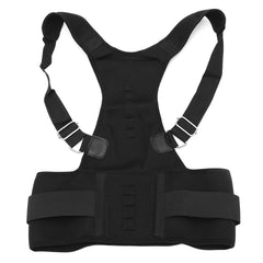 Adjustable Posture Corrector with Lumbar Support, Magnets, and Shoulder Brace Belt