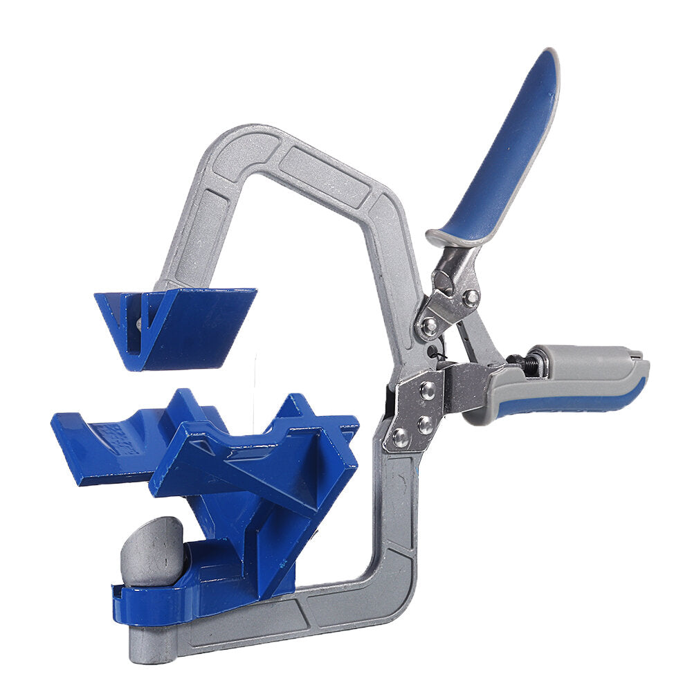 90-Degree Quick-Adjust Corner Clamp for Woodworking - Right Angle Face Frame Tool