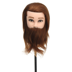 Cosmetology Mannequin Head with Hair for Braiding and Cornrow Practice - Training Dummy Head